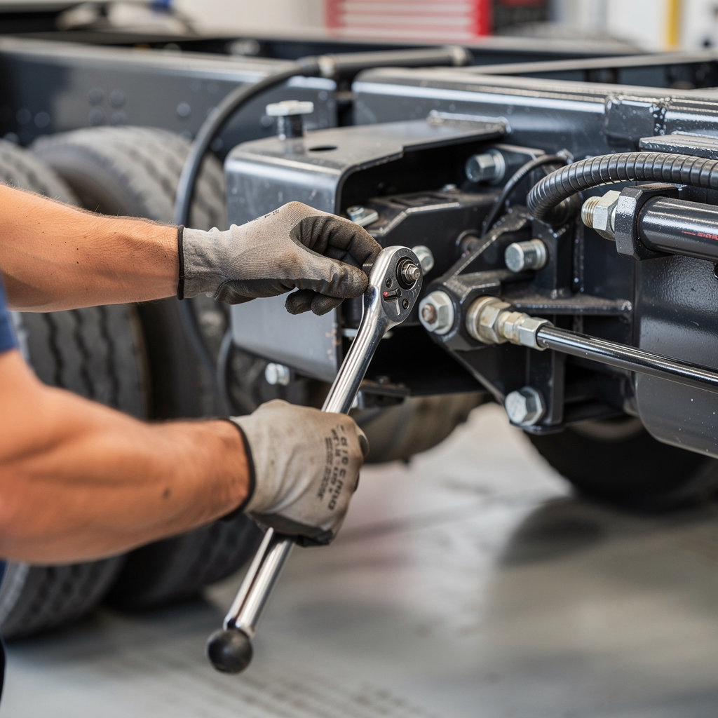 TRS ROLL-OFFS technician performing expert truck and trailer repair services in Canton, OH